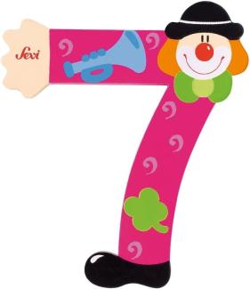 Sevi Zahlen Clown 7