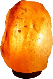 BOSALLA Salz Lampe von 2 kg bis 26 kg frei wählbar Kristall Lampen Salt Range Pakistan mit Spezial Leuchtmittel und Kabel in 175 cm WEIß (10-12 kg)
