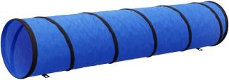 vidaXL Hundetunnel Blau Ø 40x200 cm Polyester 172189