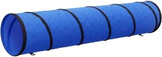 vidaXL Hundetunnel Blau Ø 40x200 cm Polyester 172189