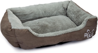 Beeztees Tierbett Katzenbett Baboo grau