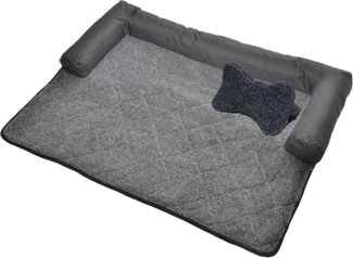 RAIKOU Hundematte Hundebett Hundsofa Tierbedarf Tiebett M L XL, Plüsch, 70X90cm 90x90cm Waschbar Rutschfest