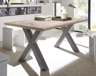 Esstisch graphit sandeiche 160 x 75 x 90 cm Mister X160