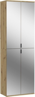 Großer Spiegelschrank Projekt X - Artisan Eiche / Spiegelglas