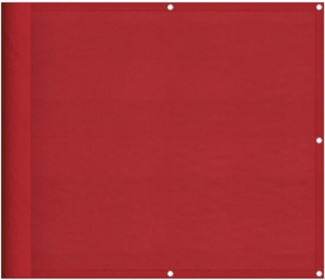 vidaXL Balkon-Sichtschutz Rot 90x1000 cm 100% Polyester-Oxford 42002134