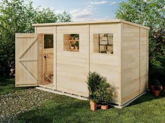 Storehaus Gerätehaus Stefano Gerätehaus aus Holz Geräteschrank mit 12 mm Wandstärke Gartenhaus