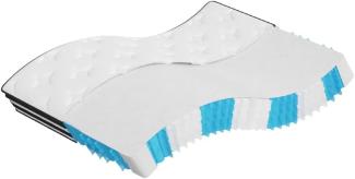 vidaXL Matratze Taschenfederkern Mittel 140x190 cm 372919