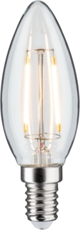 Paulmann 330028741 LED Kerze 2W 3. 000K E14 Klar für Plug & Shine Leuchten