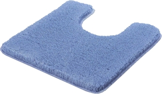 Kleine Wolke Badematte RELAX, Höhe 30 mm, rutschhemmend beschichtet, fußbodenheizungsgeeignet, Polyacryl, rechteckig, WC Vorleger mit Ausschnitt, Badteppich, Uni Farben, rechteckig, rund & als Set erhältlich