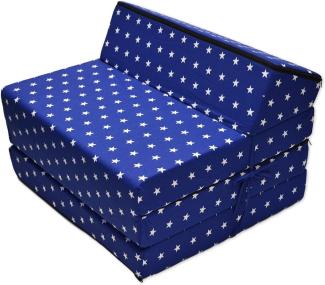 Best for Kids 'Sternchen' Kindersessel/Reisebettmatratze 3-in-1 blau