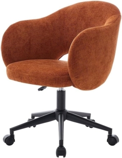 Vente-unique - Bürostuhl - Strukturstoff - Terracotta - ACACILIO