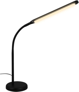 BRILONER – LED Nachttischlampe Touch Dimmbar, Schreibtischlampe LED, LED Tischlampe, LED Leselampe für Home Office, 4 Stufig Dimmbar, Schwarz