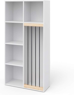 Kinderregal Marvin Weiß 72 x 143 cm Vicco