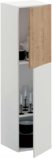 Muebles Pitarch | Wand-TV-Schrank, Wohnzimmermodul 150 cm, Wohnzimmerregal, 2 Klappflügeltüren mit Gasdruckdämpfer, Fernsehschrank 42 x 150 x 40,5 cm, Modern, Modell Nilo