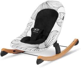Kinderkraft FINIO Junge/Mädchen Verstellbarer Sitz Fußstütze Schwarz Weiß
