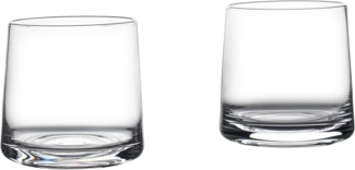 Zone Denmark Wideball Glas Rocks, 2er Set, Wasserglas, Trinkglas, Cocktailglas, Kristallglas, 340 ml, 332100