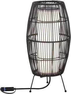 Paulmann No. 94319 Plug&Shine Lichtobjekt Basket IP44 40cm Braun