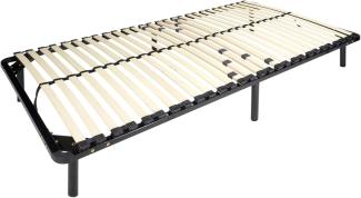 i-flair® Lattenrost 100x200 cm, Gästebett auf Füßen mit Stauraum - für alle Matratzen und Betten geeignet