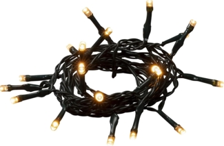 Konstsmide LED Lichterkette 30 bernsteinfarbene Dioden, batteriebetrieben