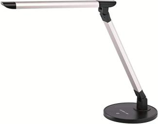 ALCO 9157 Schreibtischlampe silber/schwarz 8 W