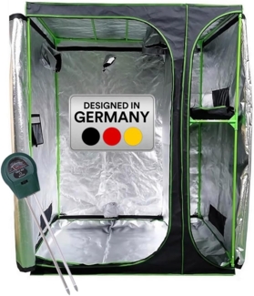 Growbox Gewächshaus Indoor Pflanzenzelt Zuchtzelt Growroom Zuchtschrank Darkroom Zimmergewächshaus Growschrank - 16 x 120 x 205 cm