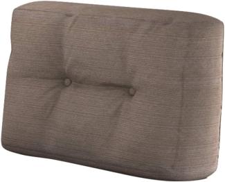 VICCO Palettenkissen Rückenkissen klein 60x40cm Seitenkissen PU Schaum-Taupe