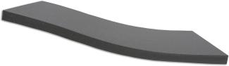 Dibapur ® BLACK: (60 x 200 x 15 cm) Orthopädische Kaltschaummatratze / Akustikschaumstoff - H2 - Ohne Bezug - Germany