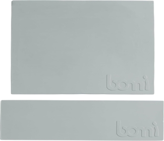 BOMI® Montessori Tritthocker Zubehör für Bomi Lernturm | Anti-Rutsch-Silikon 2er Set Matten zur Standfestigkeit der Kinder | Entdeckerturm Zubehör frei von Schadstoffen