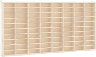 vidaXL Wandvitrine mit 80 Fächern 80x4,5x40,5 cm 4017377