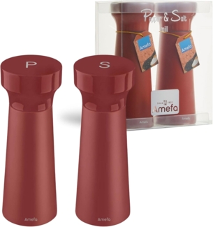 Amefa MODERN WOOD Salz-/Pfeffermühle Set 2-teilig terracotta