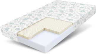 Matratze DREAM 90x180 cm Kaltschaum H2 H3 LATEX 11 cm Dumbo Bezug