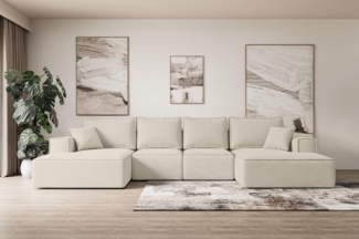 ALTDECOR Wohnlandschaft SIERRA-U-S, Couch mit Schlaffunktion, Wohnzimmer - Wohnlandschaft, Corner Sofa Bett Eckcouch Couch L-Form Schlafcouch Ausziehbar