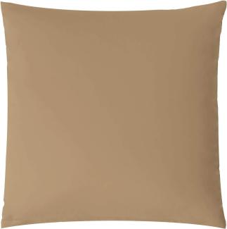 aqua-textil Kissenbezüge Luxury Kissenbezüge Kissenhüllen Mako Satin 45x45cm taupe