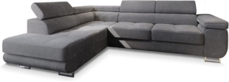 Masseno Ecksofa APIRO mit Schlaffunktion L-Form, Sofa mit Bettkasten
