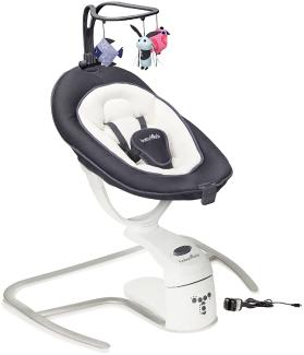 Babymoov Babyschaukel Swoon Motion Zink - inkl. 8 Melodien, 360° Sitzfläche, verstellbare Rückenlehne und Bewegungsmelder