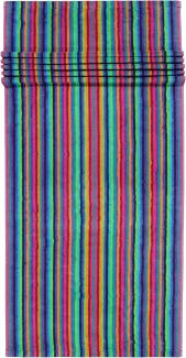 Cawö Handtücher Cawö Saunatuch Lifestyle Stripes 7048, 84 Multicolour, Baumwolle (1-St)