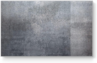 DEQORI Schneidebrett 'Raue Metalloberfläche', Glas, Platte Frühstücksbrett Schneideplatte