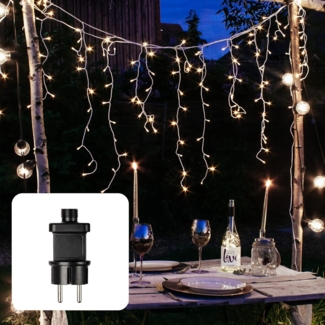 Hellum LED-Eislichtvorhang 180flg LEDs ww 565171