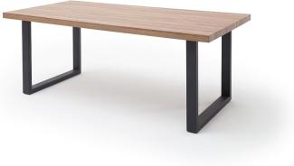 Esstisch >SONORA< in MDF Wildeiche aus MDF - 100x200x77cm (LxBxH)