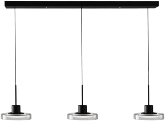Liadomo LED Pendelleuchte Volos, dimmbar, LED fest integriert, Warmweiß, Neutralweiß, Tageslichtweiß, aus Glas, Fernbedienung inkl, Nachtlicht, Timerfunktion