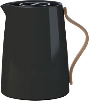 Stelton Emma Isolierkanne Tee Black, Kanne, Isokanne, Edelstahl, Stahl, Schwarz, 1 L, x-201-2