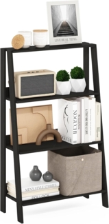 Furinno Ladder Leiter-Bücherregal, 4 Ebenen, Espresso