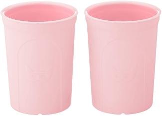 Herobility Eco Trinkbecher 250ml pink (2er Pack)