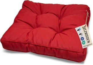sunnypillow Stuhlkissen Gartenkissen für Gartenmöbel Rattanmöbel, Outdoor / Indoor