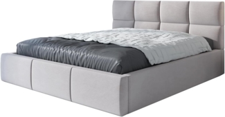 Polsterbett RADIC 160x200 mit Matratze, Bettkasten und Lattenrost. Farbe: Beige 2