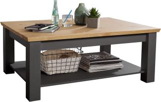 Couchtisch in Kiefer massiv grau Beistelltisch (BxHxT 110 x 45 x 75 cm)