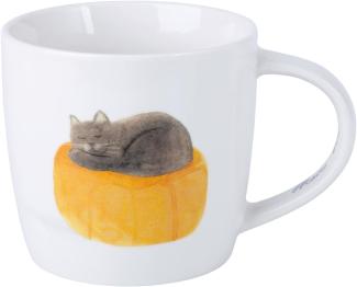 Maxwell & Williams DX1219 Becher 400 ml FELINE FRIENDS Perfect Fit Cat, Porzellan, in Geschenkbox