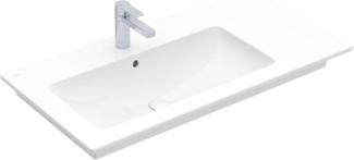 VILLEROY & BOCH VENTICELLO Waschbecken Keramik 100 cm breit, Weiß, Becken links, mit Überlauf