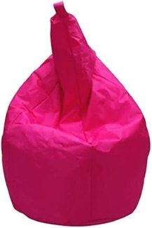 Dmora Einfarbiger Sitzsack, Farbe Fuchsia, Maße 80 x 120 x 80 cm