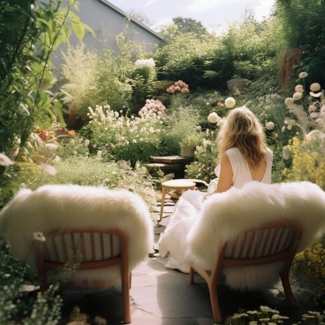 Schaffell Champagner Größe: 140-150